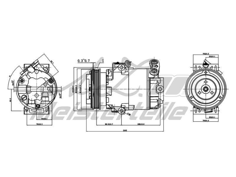 Air conditioning compressor